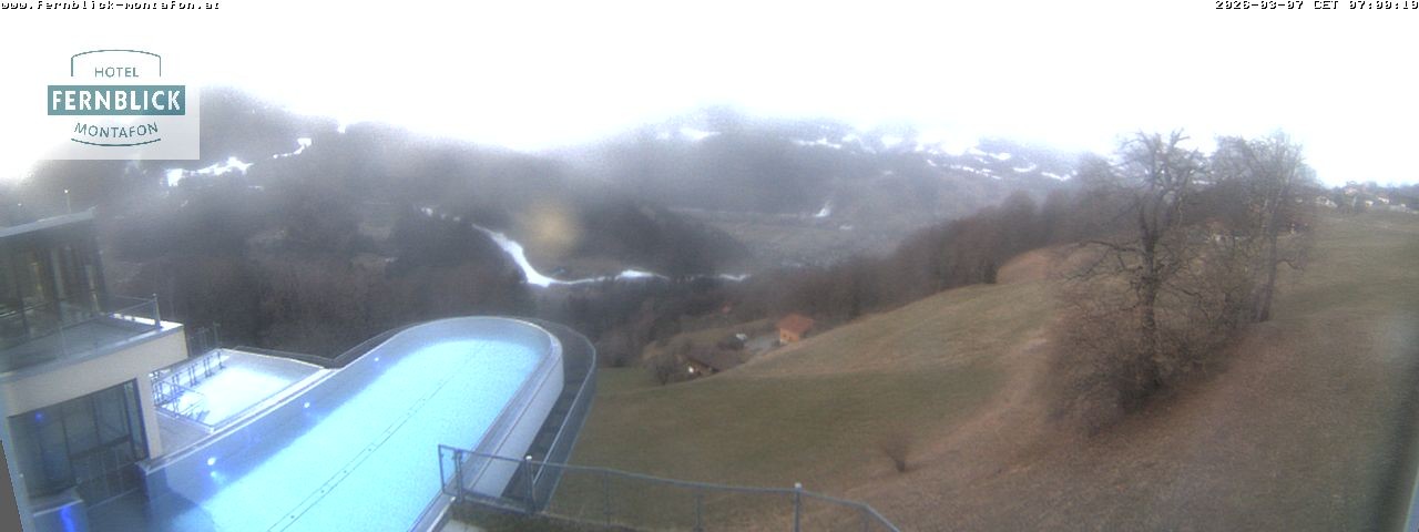 Archiv Foto Webcam Bartholomäberg: Ferienhotel Fernblick