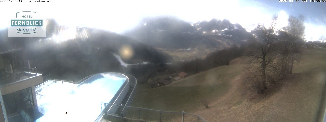 Archiv Foto Webcam Bartholomäberg: Ferienhotel Fernblick