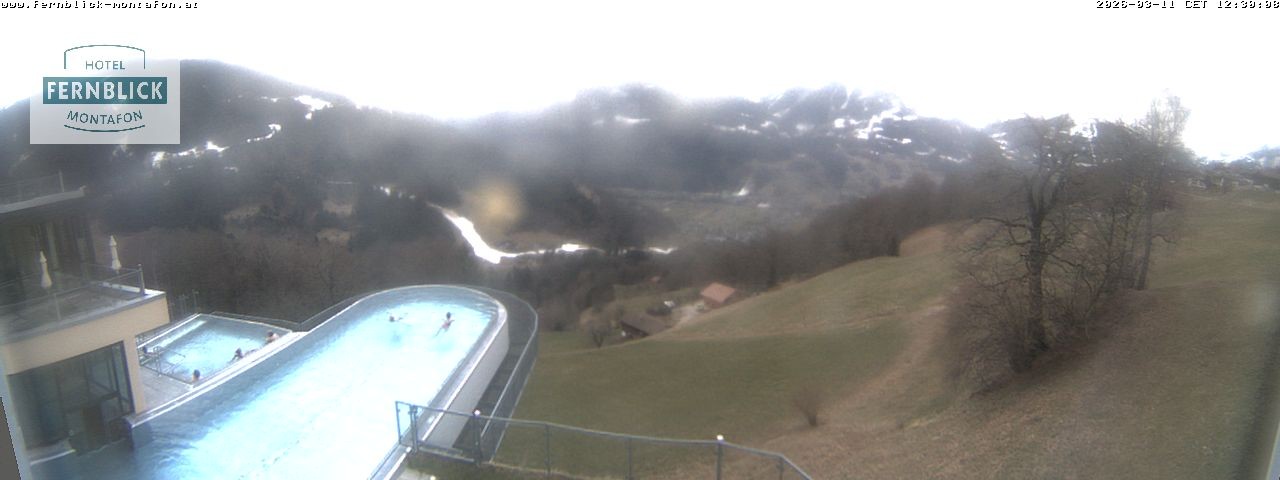 Archiv Foto Webcam Bartholomäberg: Ferienhotel Fernblick