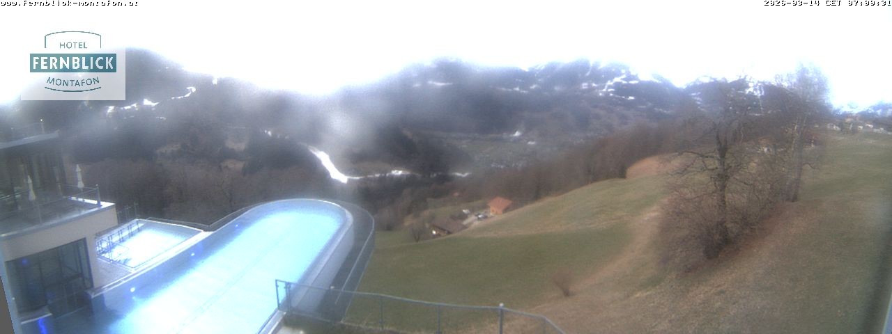 Archiv Foto Webcam Bartholomäberg: Ferienhotel Fernblick