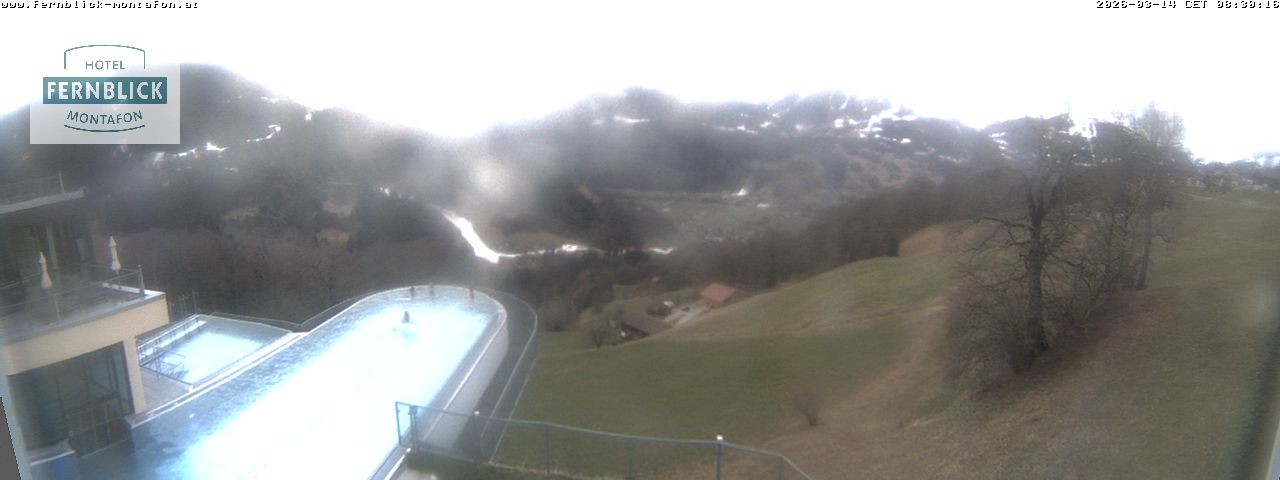 Archiv Foto Webcam Bartholomäberg: Ferienhotel Fernblick