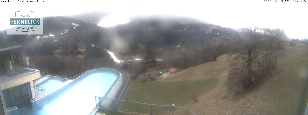 Archiv Foto Webcam Bartholomäberg: Ferienhotel Fernblick