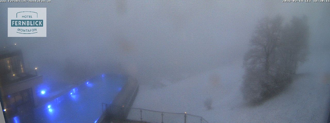 Archiv Foto Webcam Bartholomäberg: Ferienhotel Fernblick