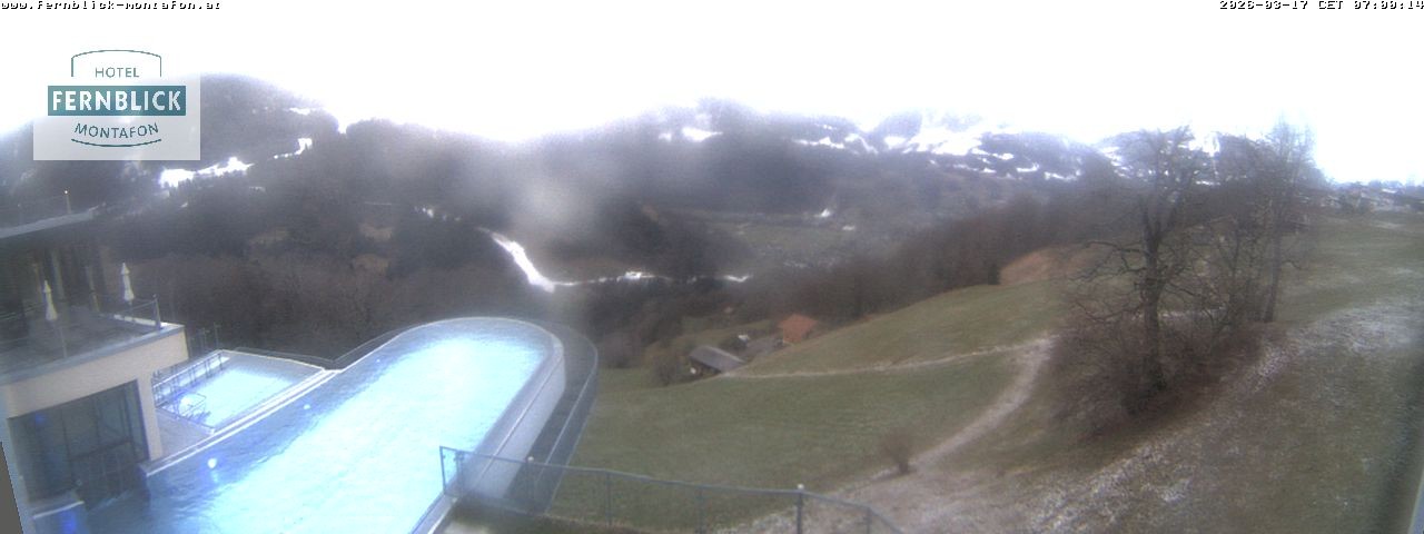 Archiv Foto Webcam Bartholomäberg: Ferienhotel Fernblick