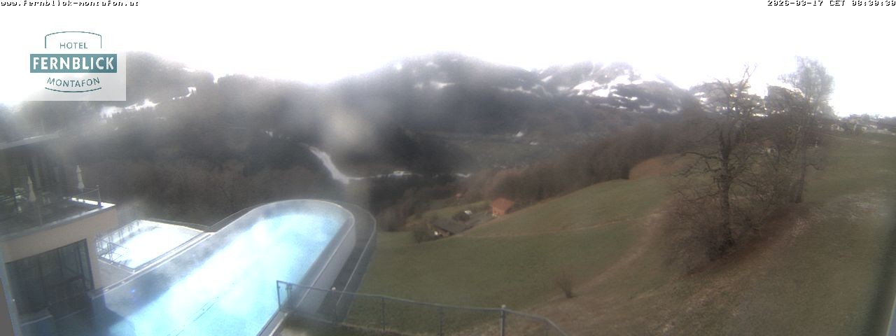 Archiv Foto Webcam Bartholomäberg: Ferienhotel Fernblick