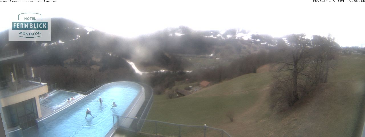 Archiv Foto Webcam Bartholomäberg: Ferienhotel Fernblick