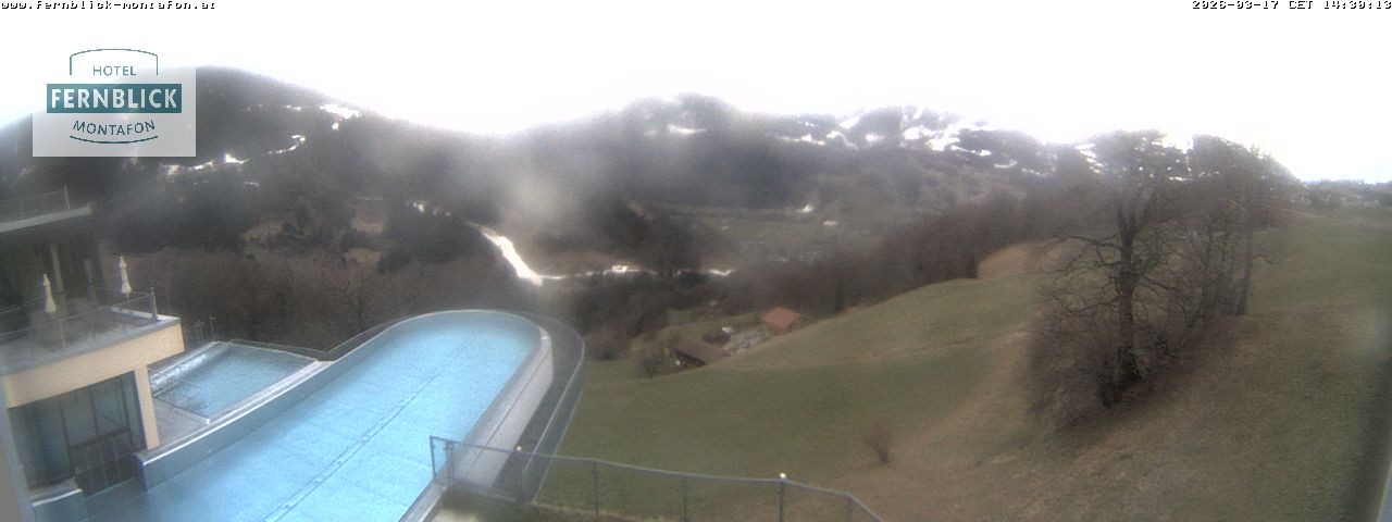 Archiv Foto Webcam Bartholomäberg: Ferienhotel Fernblick