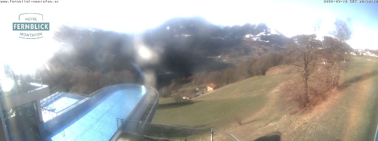 Archiv Foto Webcam Bartholomäberg: Ferienhotel Fernblick