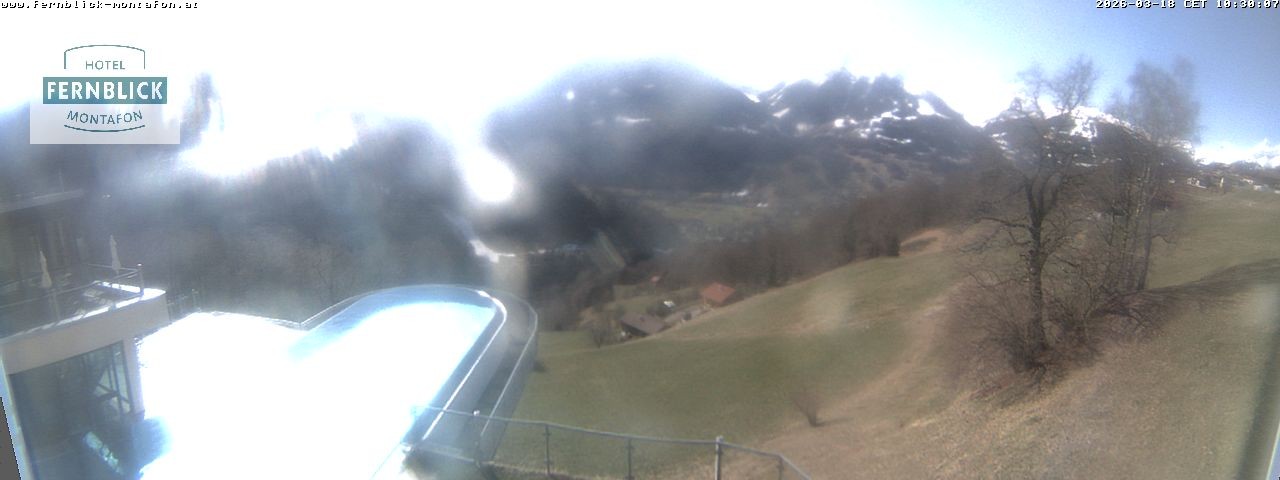 Archiv Foto Webcam Bartholomäberg: Ferienhotel Fernblick