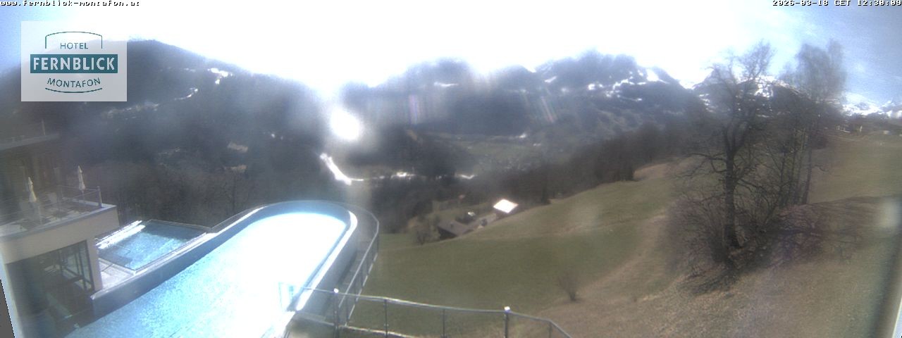 Archiv Foto Webcam Bartholomäberg: Ferienhotel Fernblick