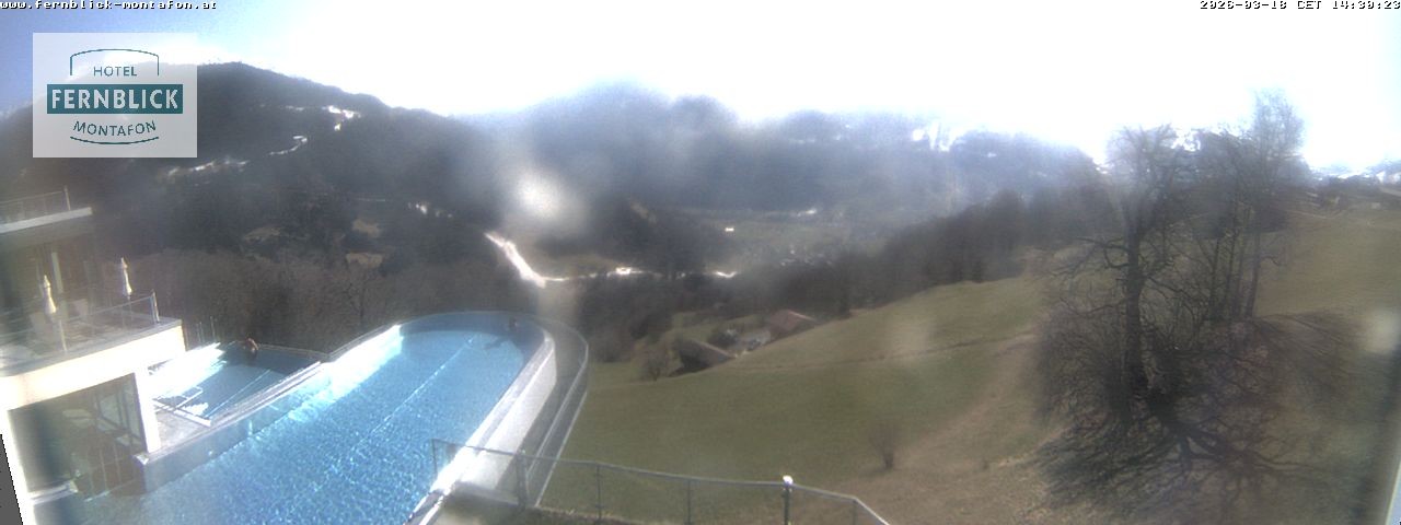 Archiv Foto Webcam Bartholomäberg: Ferienhotel Fernblick