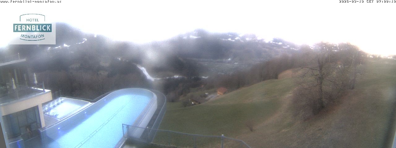 Archiv Foto Webcam Bartholomäberg: Ferienhotel Fernblick