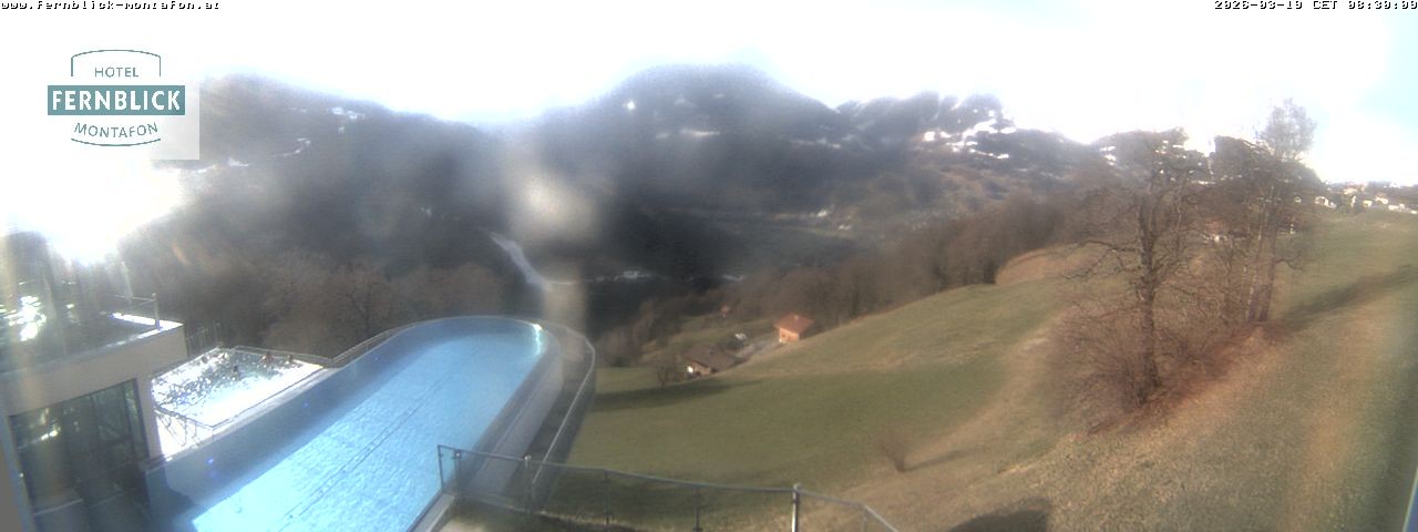 Archiv Foto Webcam Bartholomäberg: Ferienhotel Fernblick