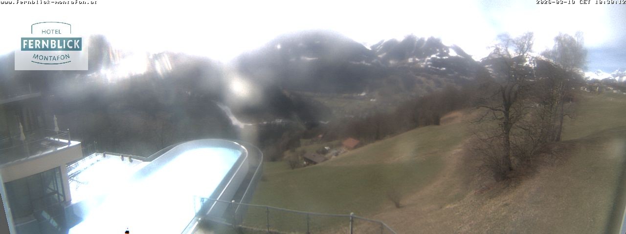 Archiv Foto Webcam Bartholomäberg: Ferienhotel Fernblick