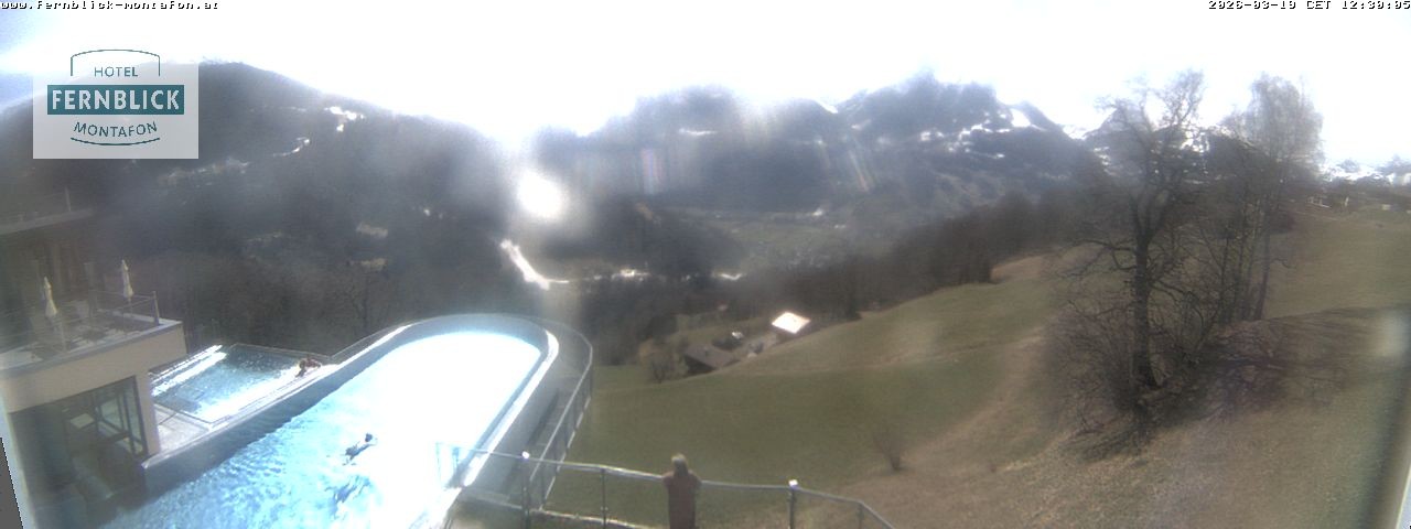 Archiv Foto Webcam Bartholomäberg: Ferienhotel Fernblick