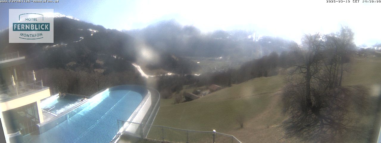 Archiv Foto Webcam Bartholomäberg: Ferienhotel Fernblick