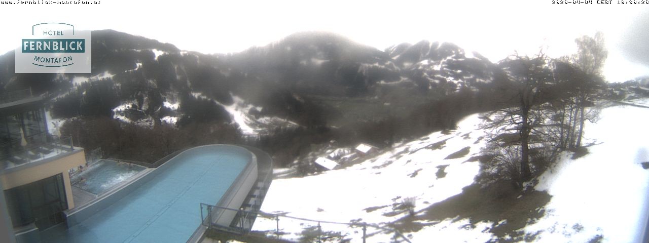 Archiv Foto Webcam Bartholomäberg: Ferienhotel Fernblick