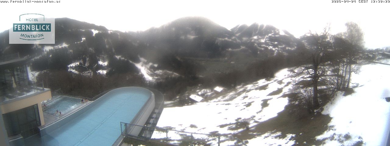 Archiv Foto Webcam Bartholomäberg: Ferienhotel Fernblick