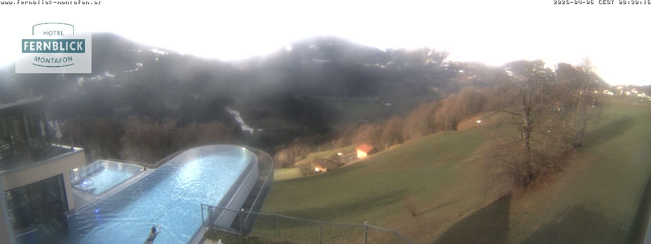 Archiv Foto Webcam Bartholomäberg: Ferienhotel Fernblick