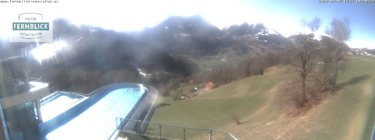 Archiv Foto Webcam Bartholomäberg: Ferienhotel Fernblick