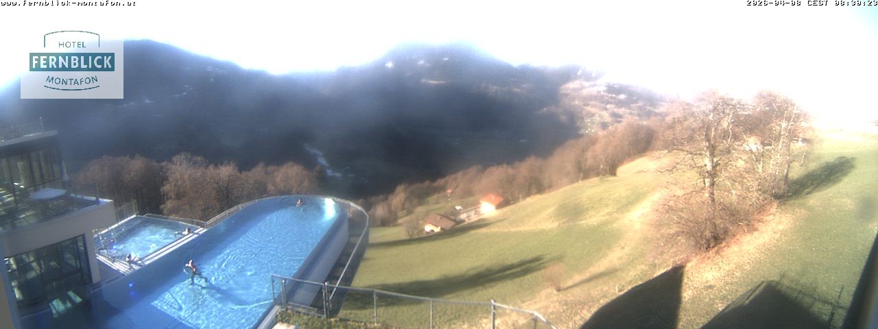 Archiv Foto Webcam Bartholomäberg: Ferienhotel Fernblick