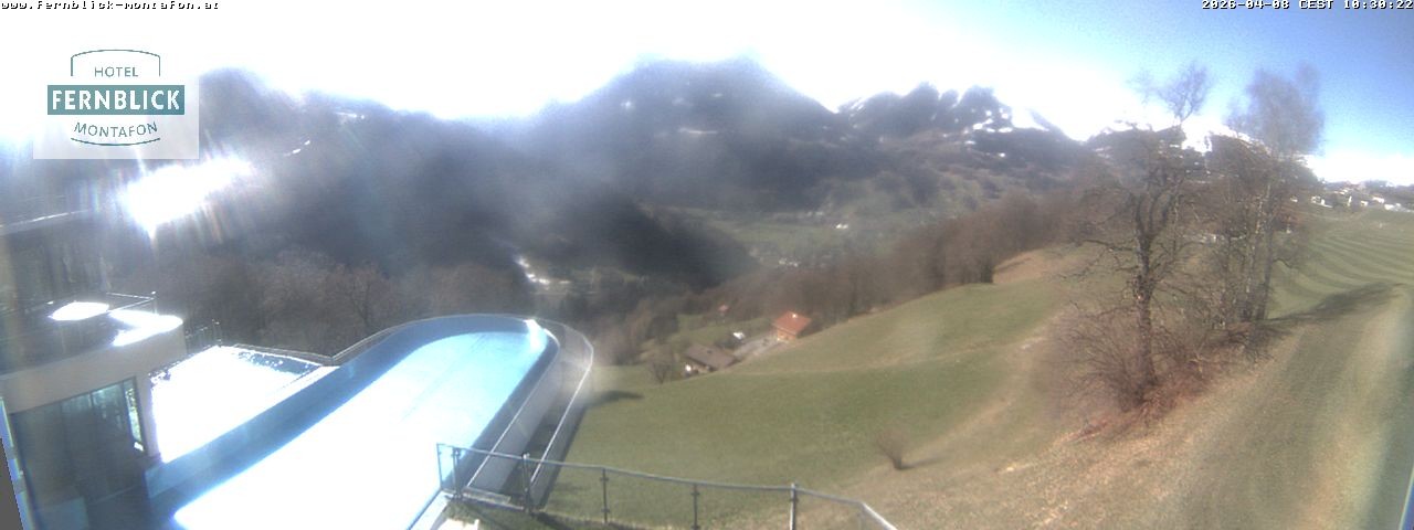 Archiv Foto Webcam Bartholomäberg: Ferienhotel Fernblick