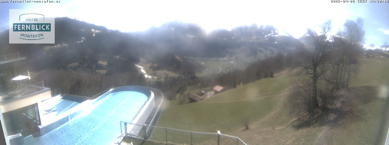 Archiv Foto Webcam Bartholomäberg: Ferienhotel Fernblick