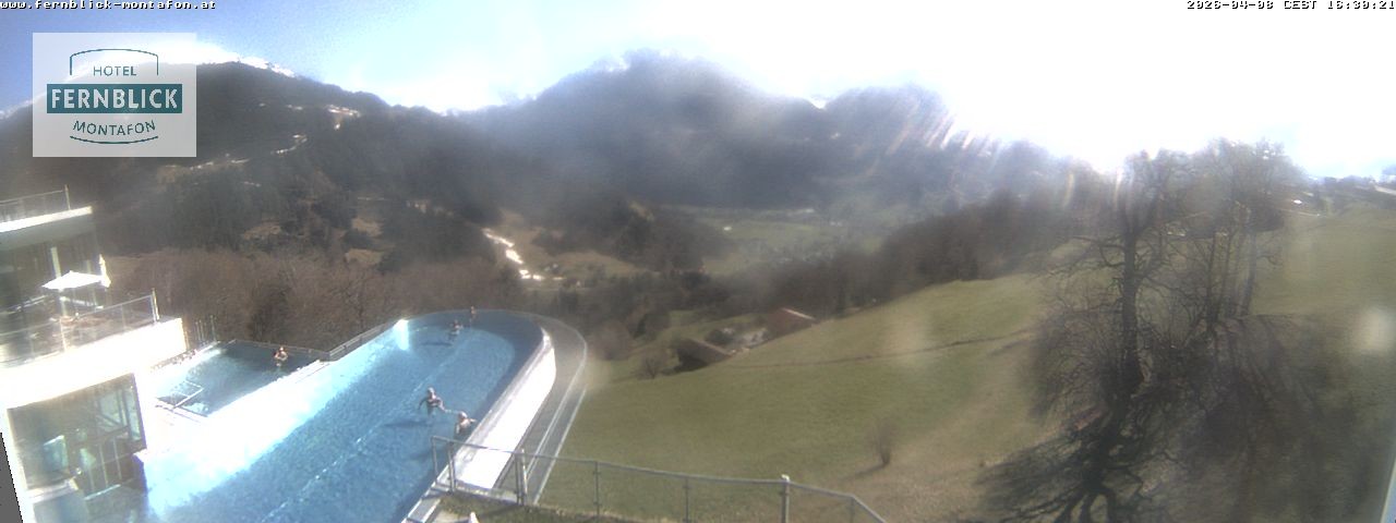 Archiv Foto Webcam Bartholomäberg: Ferienhotel Fernblick