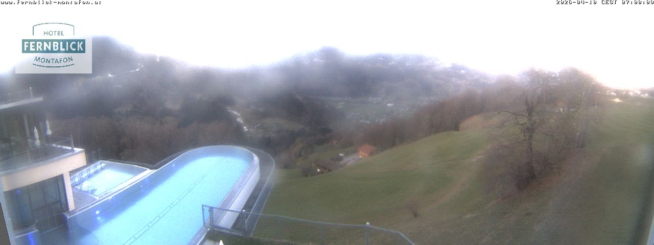 Archiv Foto Webcam Bartholomäberg: Ferienhotel Fernblick