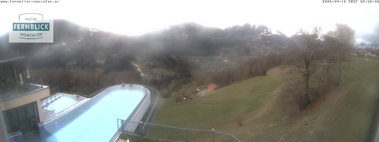 Archiv Foto Webcam Bartholomäberg: Ferienhotel Fernblick