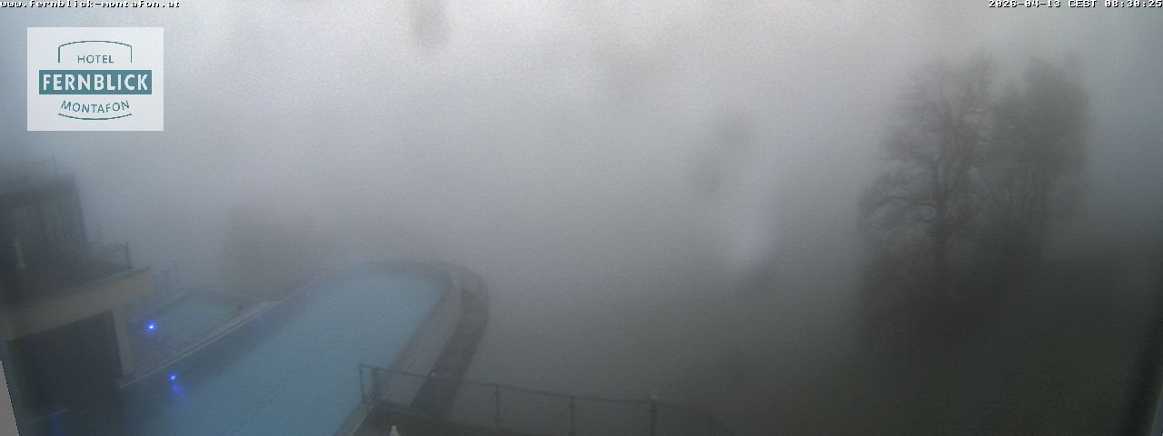 Archived image Webcam Hotel Fernblick in Bartholomäberg