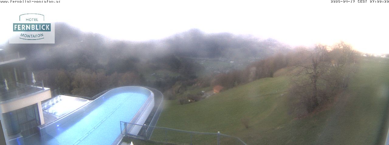 Archiv Foto Webcam Bartholomäberg: Ferienhotel Fernblick