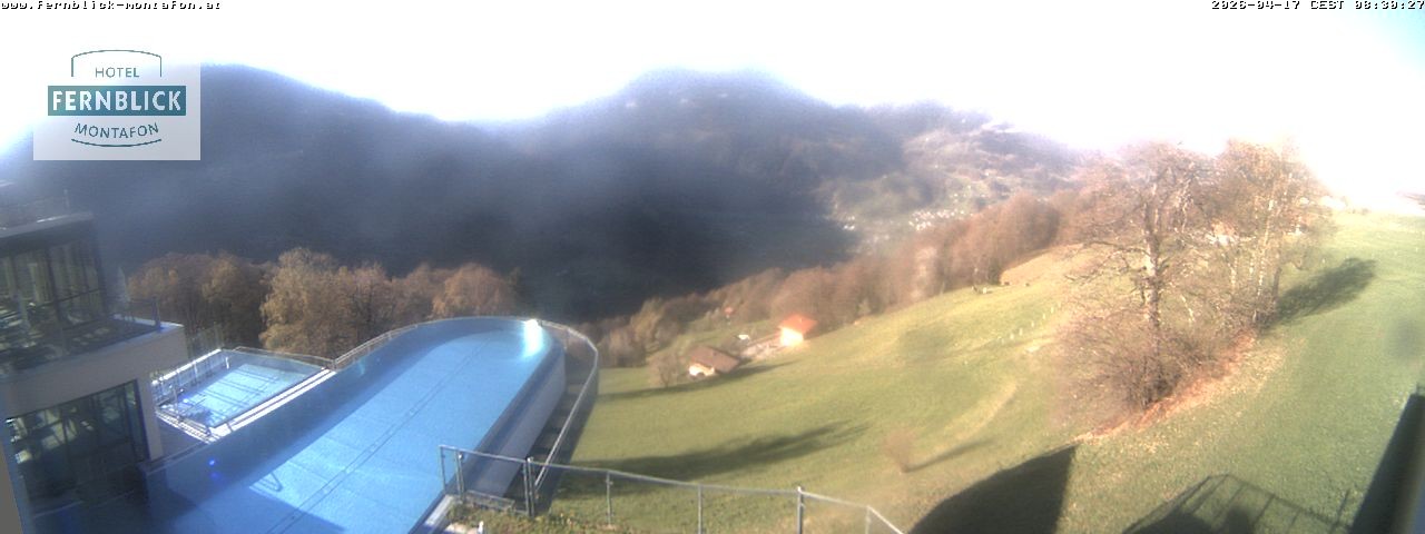 Archiv Foto Webcam Bartholomäberg: Ferienhotel Fernblick