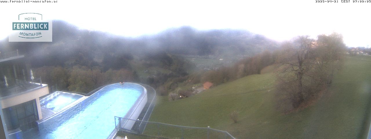 Archiv Foto Webcam Bartholomäberg: Ferienhotel Fernblick