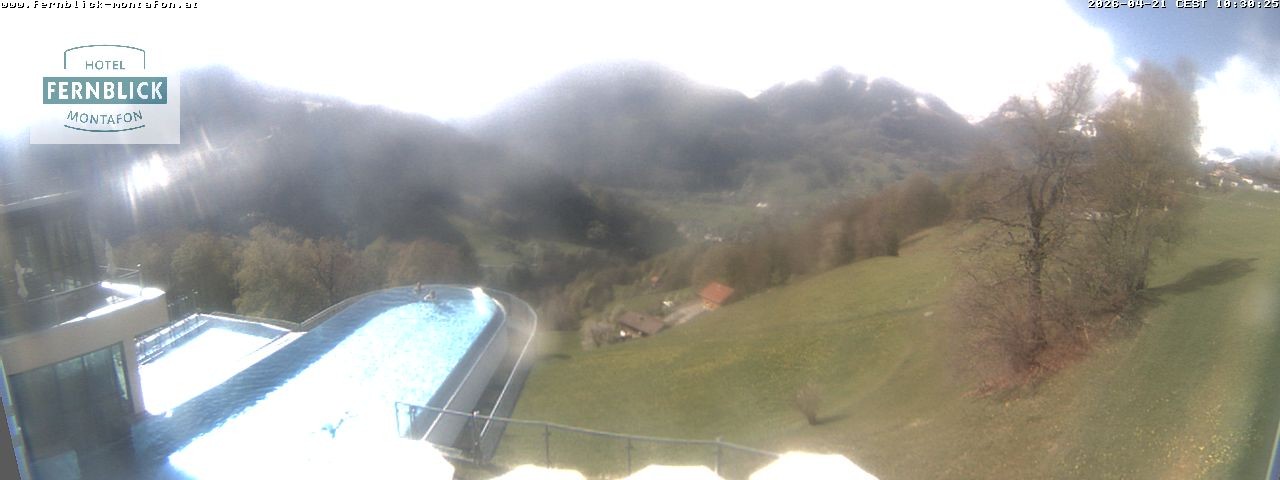 Archiv Foto Webcam Bartholomäberg: Ferienhotel Fernblick