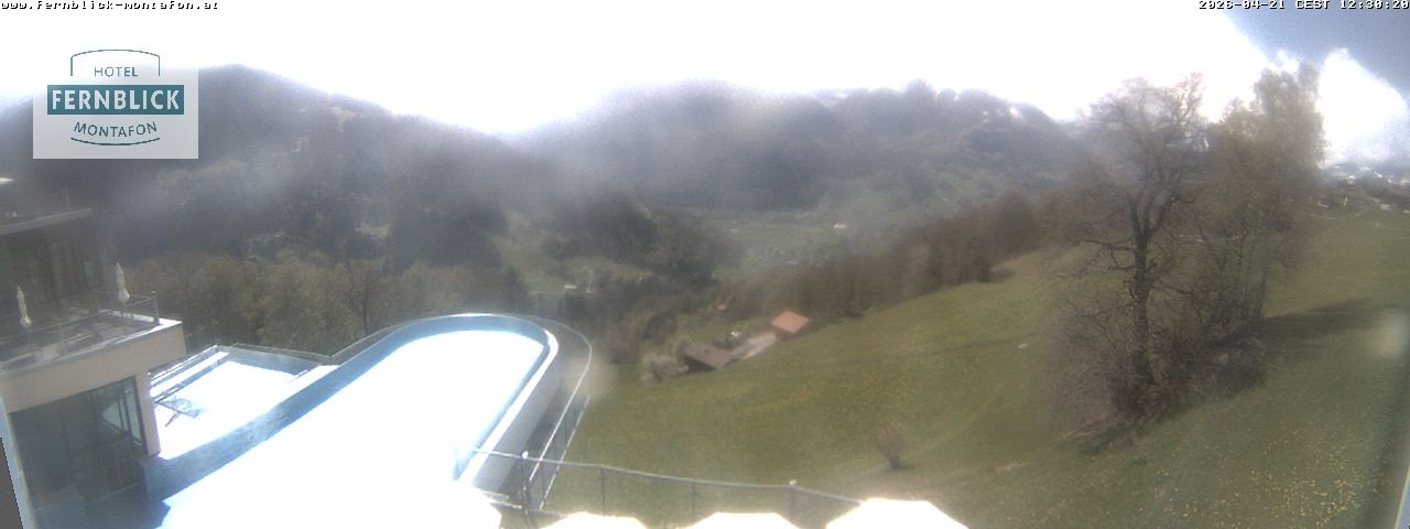 Archiv Foto Webcam Bartholomäberg: Ferienhotel Fernblick