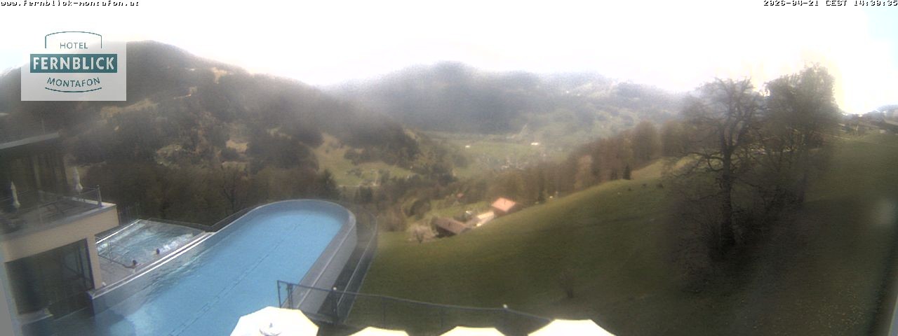 Archiv Foto Webcam Bartholomäberg: Ferienhotel Fernblick