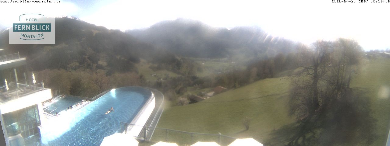 Archiv Foto Webcam Bartholomäberg: Ferienhotel Fernblick