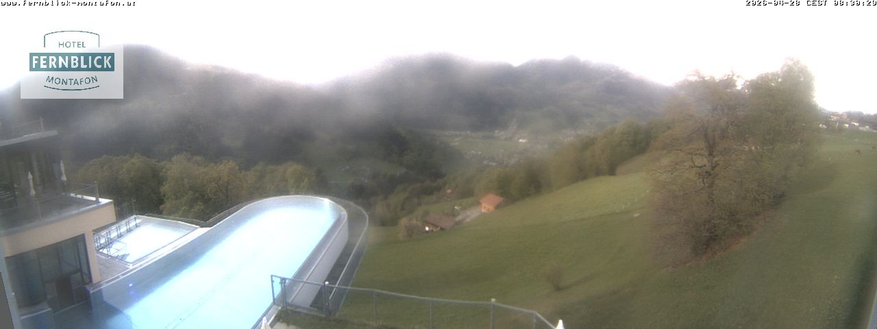 Archiv Foto Webcam Bartholomäberg: Ferienhotel Fernblick