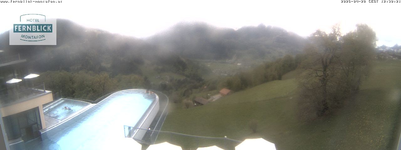 Archiv Foto Webcam Bartholomäberg: Ferienhotel Fernblick