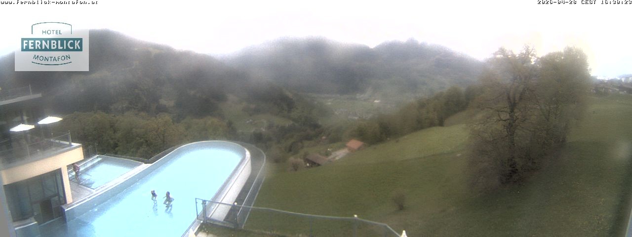 Archiv Foto Webcam Bartholomäberg: Ferienhotel Fernblick