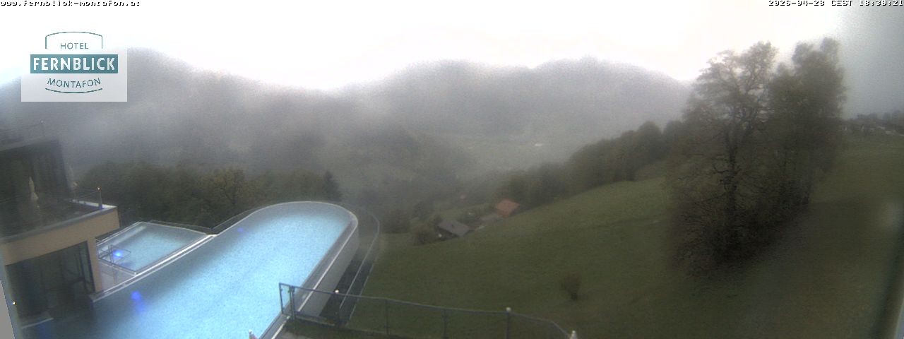 Archiv Foto Webcam Bartholomäberg: Ferienhotel Fernblick