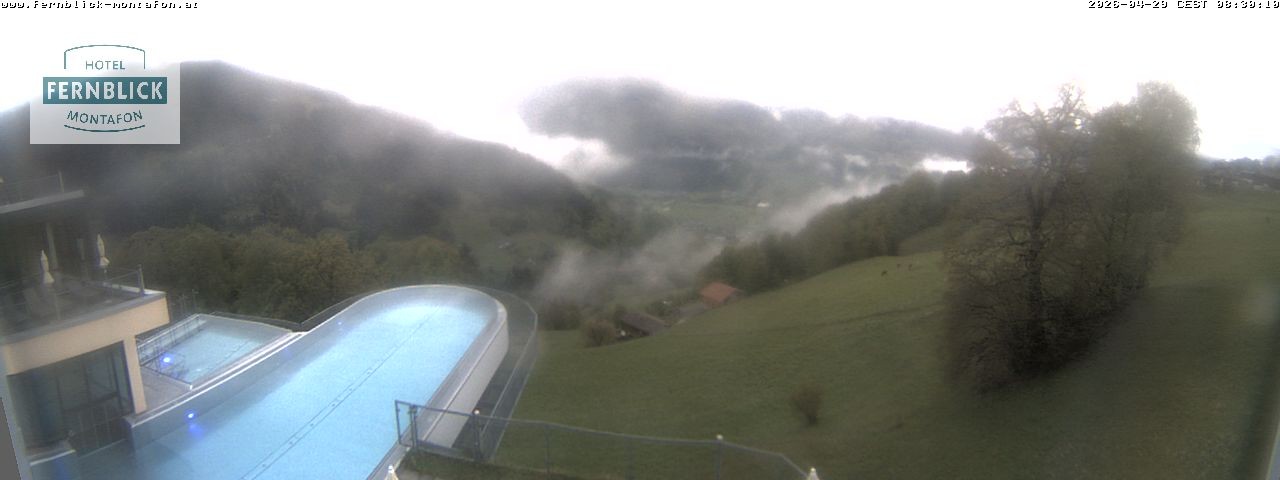 Archiv Foto Webcam Bartholomäberg: Ferienhotel Fernblick