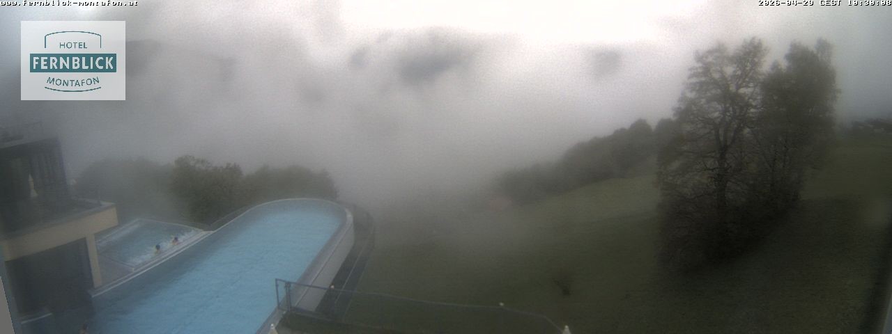 Archiv Foto Webcam Bartholomäberg: Ferienhotel Fernblick