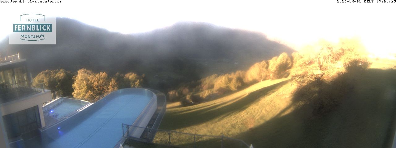 Archiv Foto Webcam Bartholomäberg: Ferienhotel Fernblick