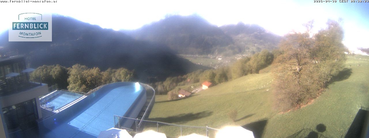 Archiv Foto Webcam Bartholomäberg: Ferienhotel Fernblick