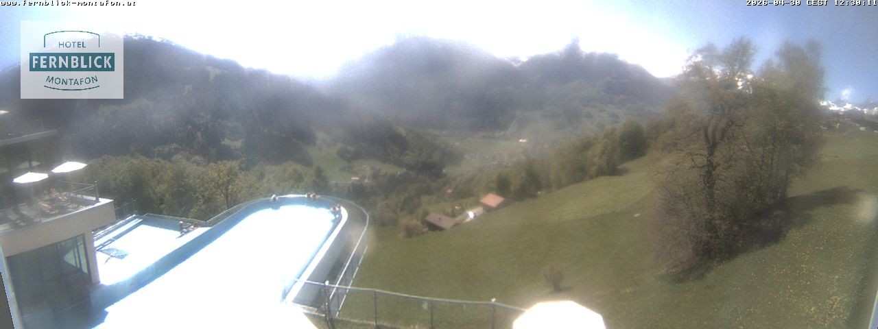 Archiv Foto Webcam Bartholomäberg: Ferienhotel Fernblick