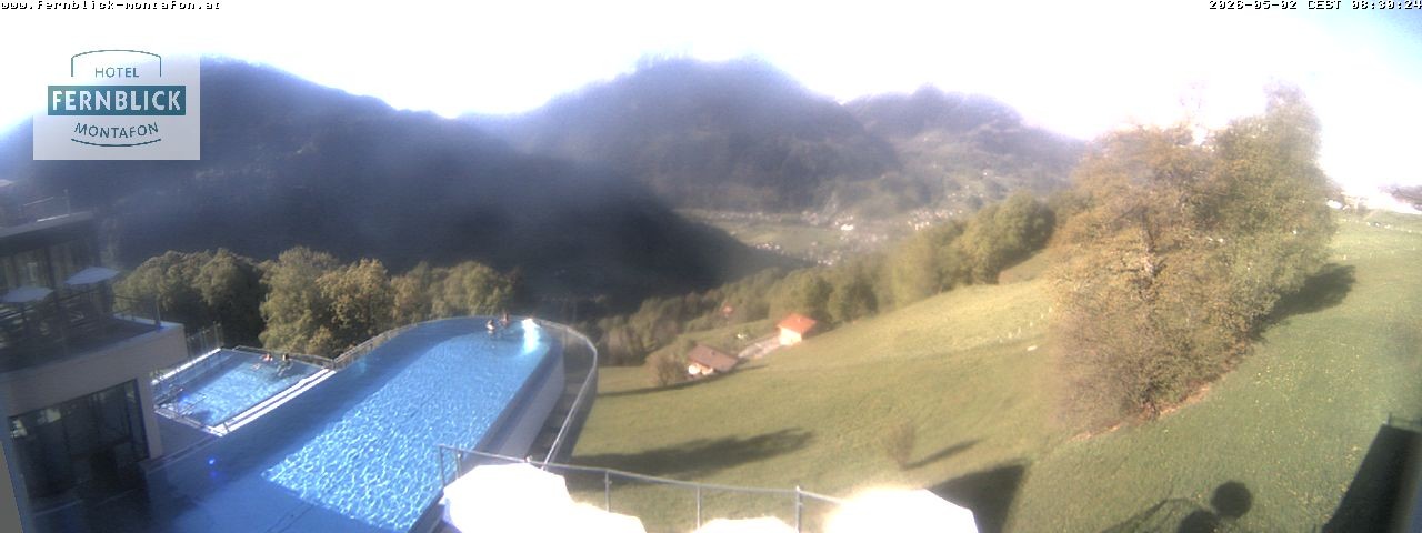 Archiv Foto Webcam Bartholomäberg: Ferienhotel Fernblick
