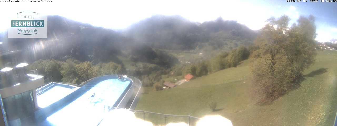 Archiv Foto Webcam Bartholomäberg: Ferienhotel Fernblick
