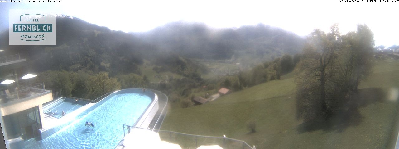 Archiv Foto Webcam Bartholomäberg: Ferienhotel Fernblick
